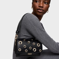 Bandolera Audree Eyelets Negra   Bandolera Audree Eyelets Negra   3